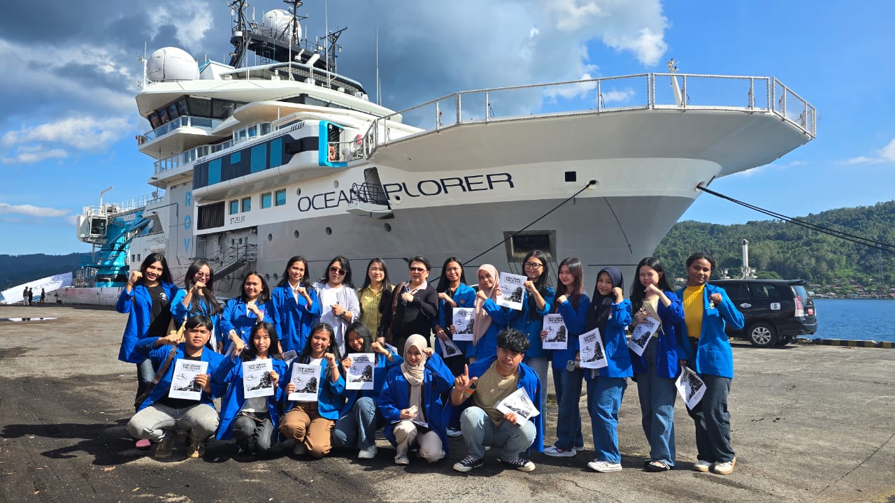 FMIPAK Dorong Penguatan Riset Kelautan lewat Kunjungan Mahasiswa ke Kapal OceanX Kolaborasi BRIN dan Kementerian PPN/BAPPENAS
